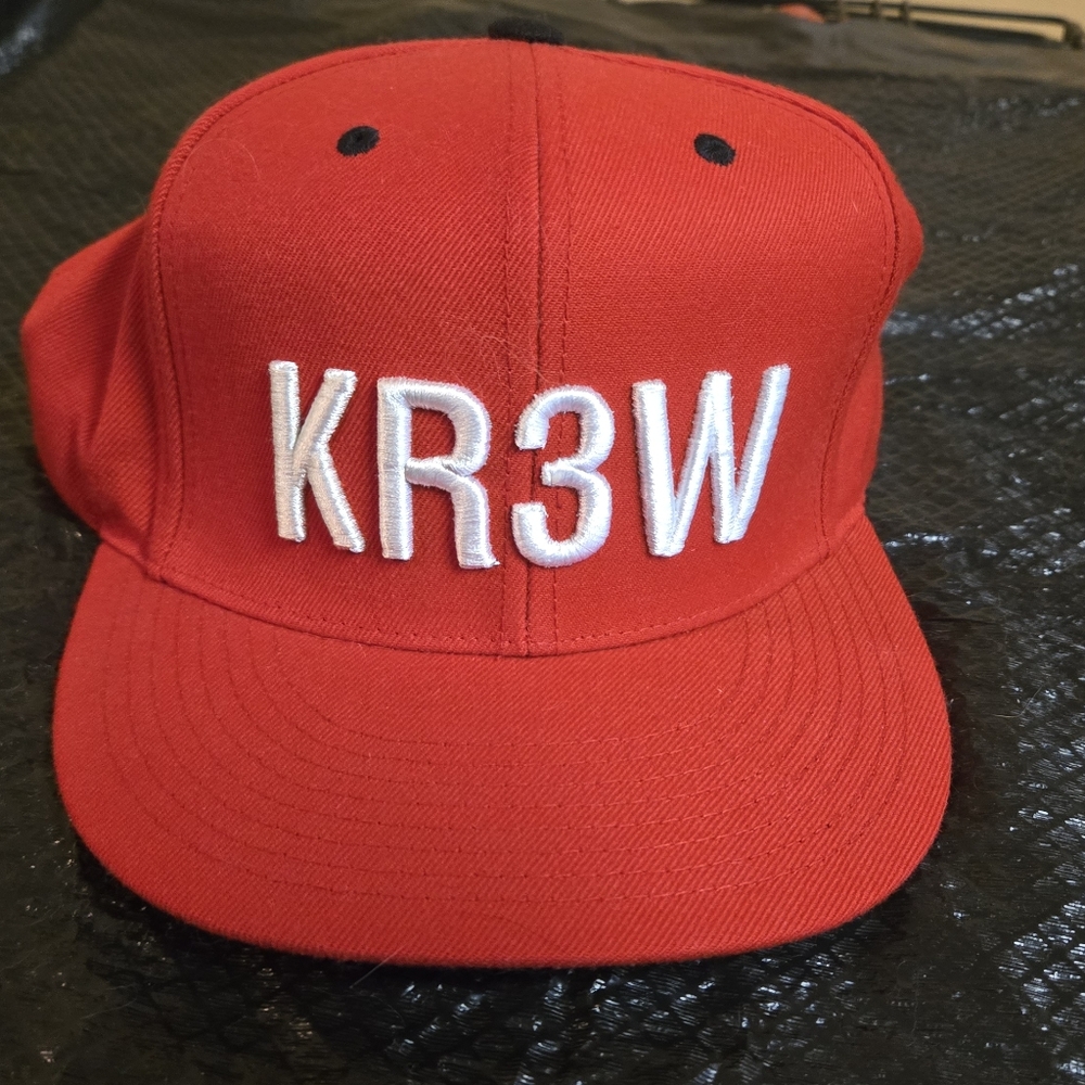 KR3W Snapback Hat Red